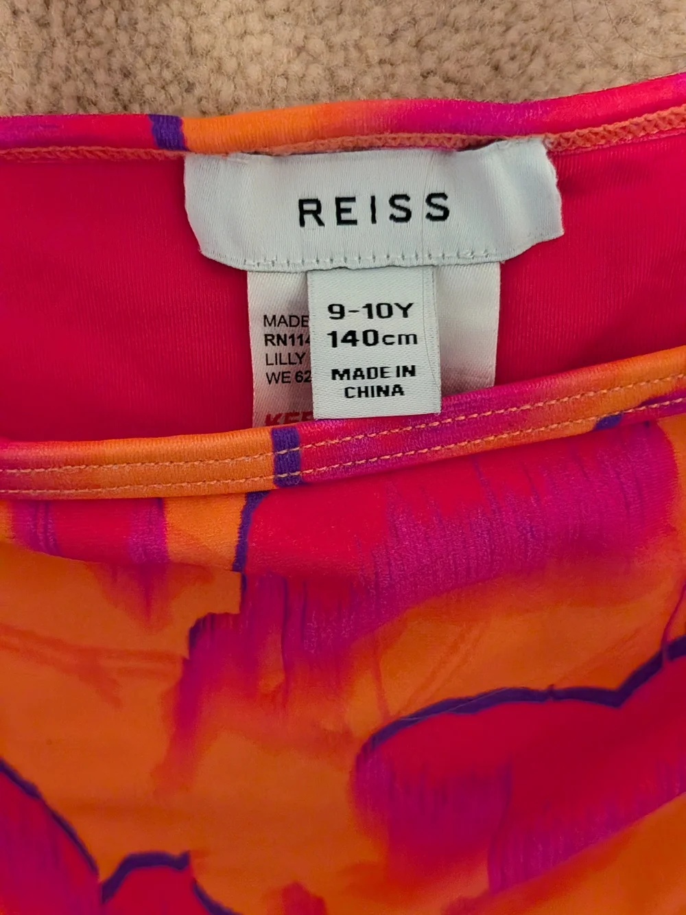 Reiss used once